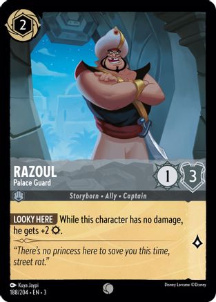 Razoul - Palace Guard (188/204) [Into the Inklands] Cold Foil - Deck Out Gaming