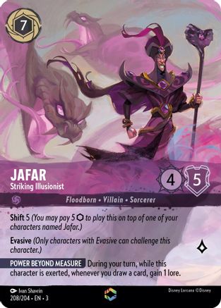 Jafar - Striking Illusionist (Alternate Art) (208/204) [Into the Inklands] Holofoil - Deck Out Gaming