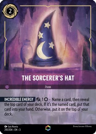 The Sorcerer's Hat (Alternate Art) (210/204) [Into the Inklands] Holofoil - Deck Out Gaming