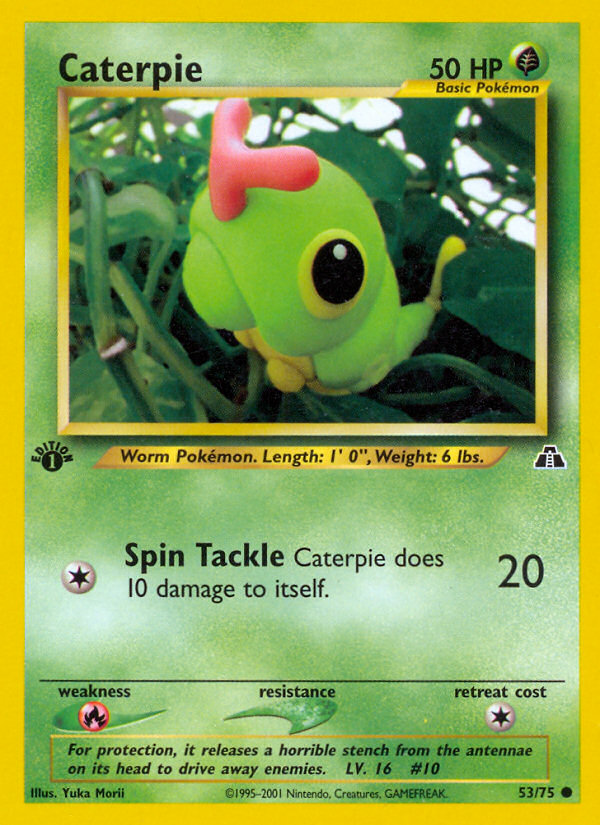 Caterpie (53/75) [Neo Discovery 1st Edition] - Deck Out Gaming