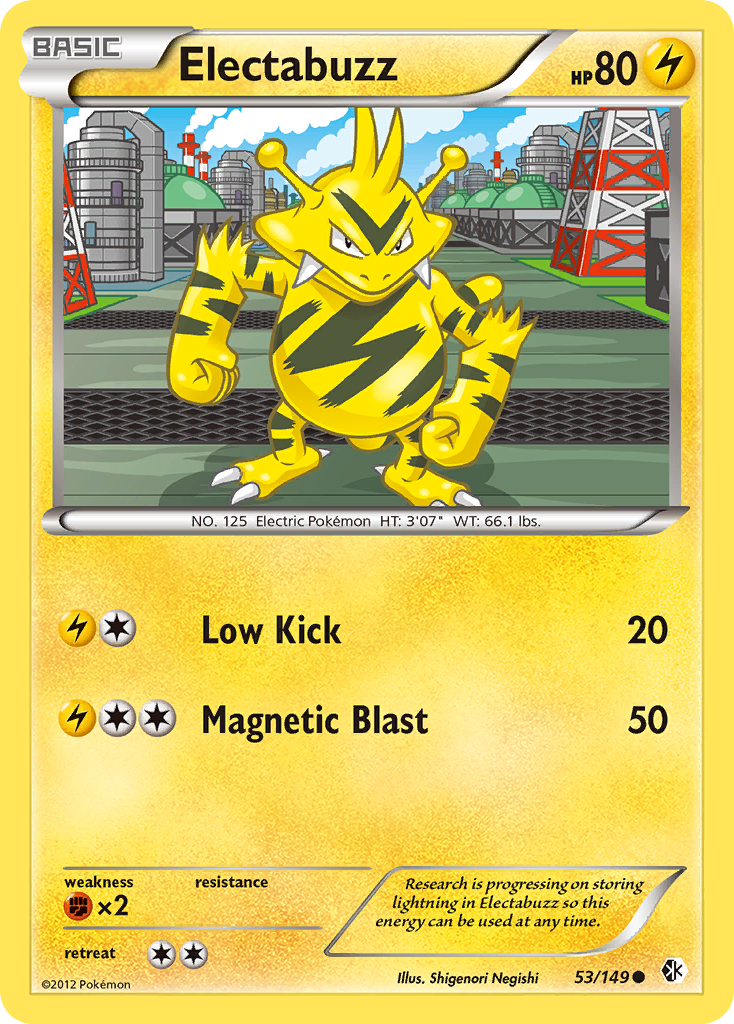 Electabuzz (53) [Boundaries Crossed] Reverse Holofoil - Deck Out Gaming