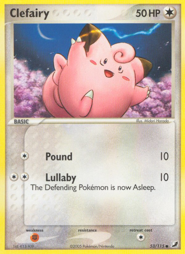 Clefairy (53) [Unseen Forces] Reverse Holofoil - Deck Out Gaming