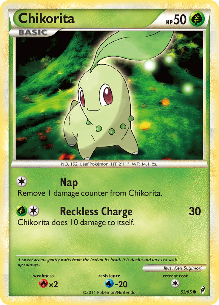 Chikorita (53) [Call of Legends] Reverse Holofoil - Deck Out Gaming