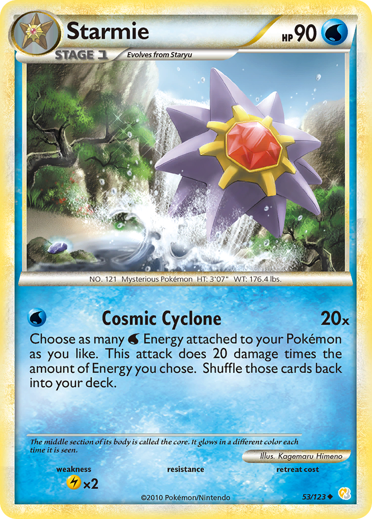 Starmie (53) [HeartGold SoulSilver] Reverse Holofoil - Deck Out Gaming