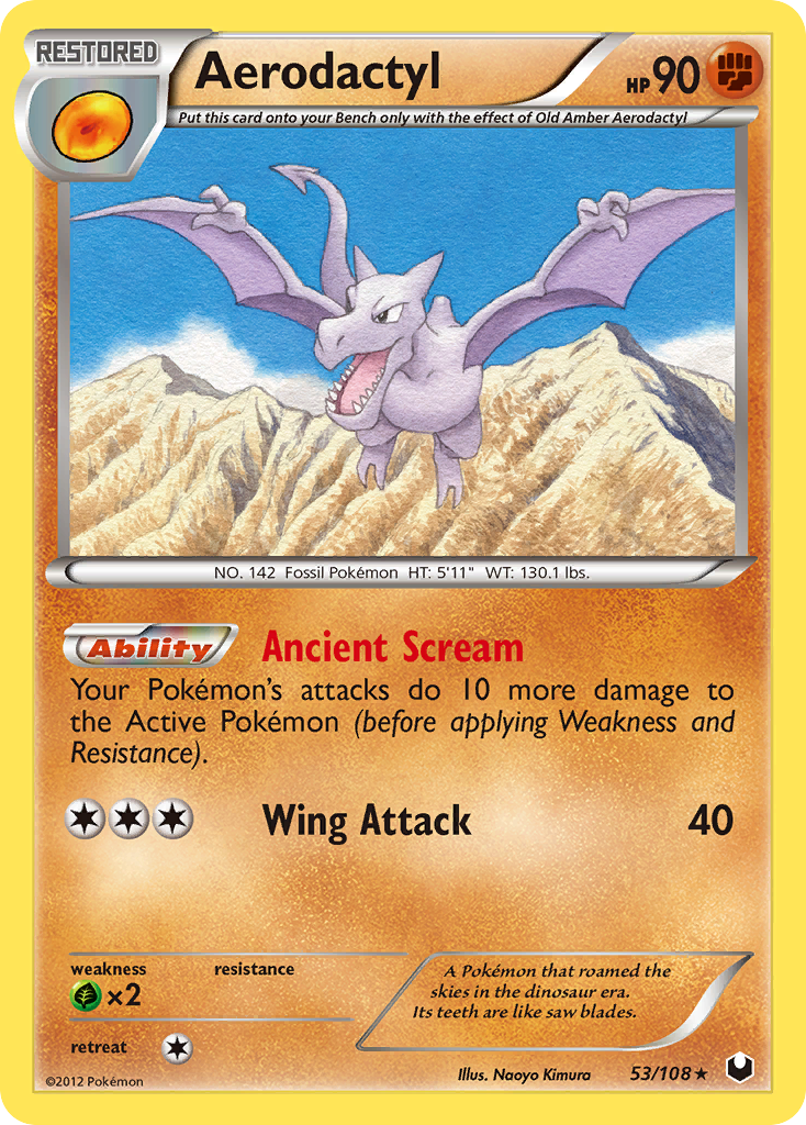 Aerodactyl (53) [Dark Explorers] Reverse Holofoil - Deck Out Gaming