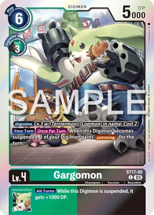 Gargomon (ST17-05) [Starter Deck 17: Double Typhoon Advanced Deck Set] Foil