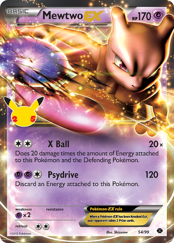 Mewtwo EX (54/99) [Celebrations: 25th Anniversary - Classic Collection]