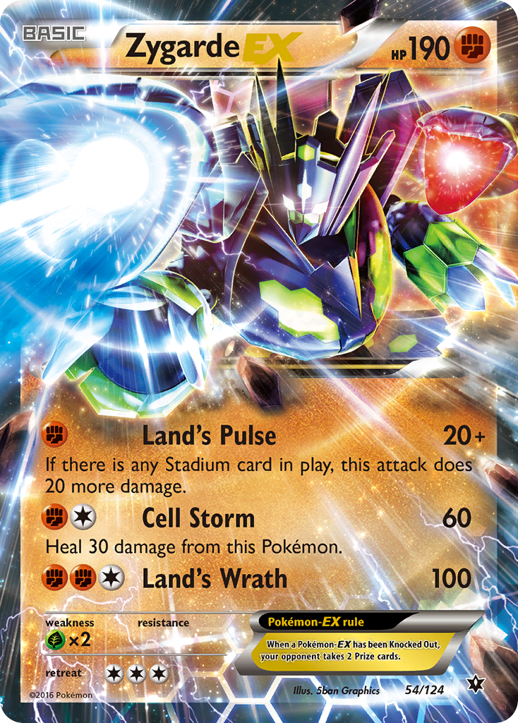 Zygarde EX (54) [XY - Fates Collide] - Deck Out Gaming