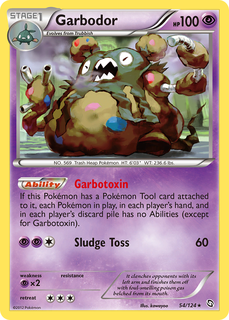 Garbodor (54) [Dragons Exalted] Reverse Holofoil - Deck Out Gaming