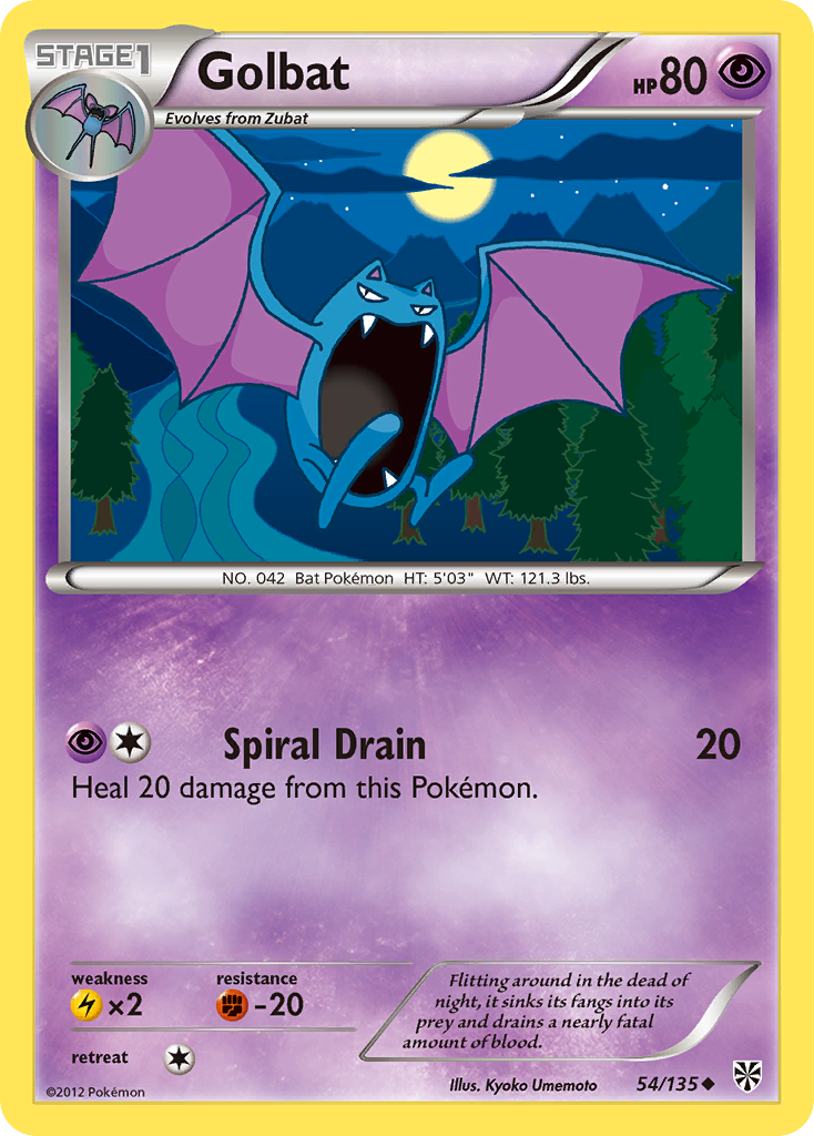 Golbat (54) [Plasma Storm] Reverse Holofoil - Deck Out Gaming