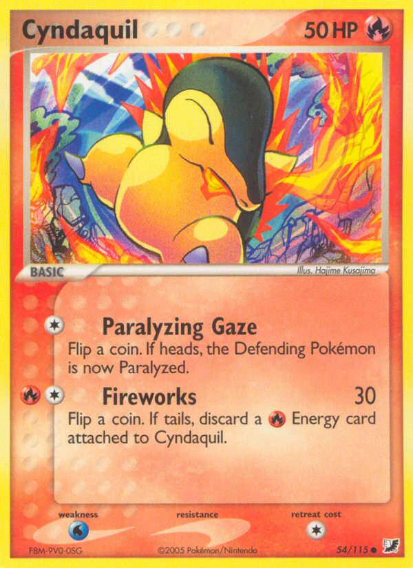 Cyndaquil (54) [Unseen Forces] - Deck Out Gaming