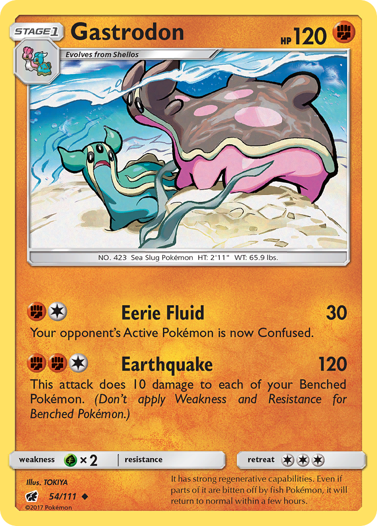 Gastrodon (54) [SM - Crimson Invasion] Reverse Holofoil - Deck Out Gaming