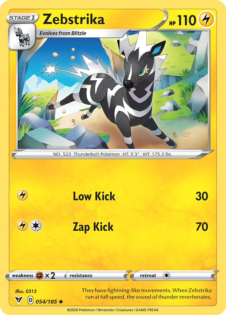 Zebstrika [SWSH04: Vivid Voltage] Reverse Holofoil - Deck Out Gaming