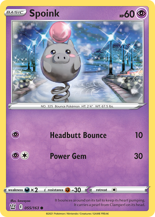 Spoink [SWSH05: Battle Styles] - Deck Out Gaming