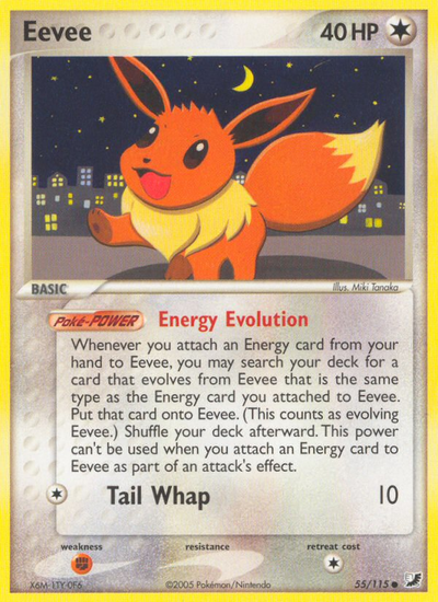 Eevee (55) [Unseen Forces] Reverse Holofoil