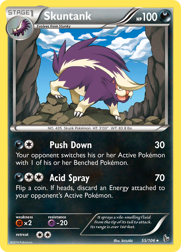 Skuntank (55) [XY - Flashfire] - Deck Out Gaming