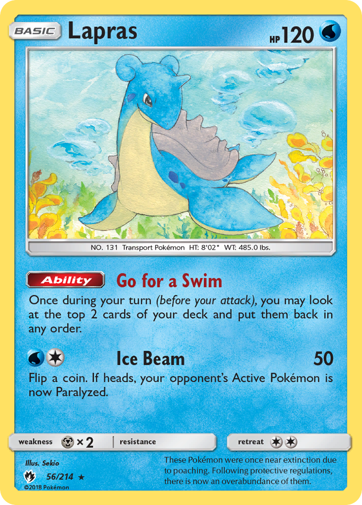 Lapras (56) [SM - Lost Thunder] Reverse Holofoil - Deck Out Gaming