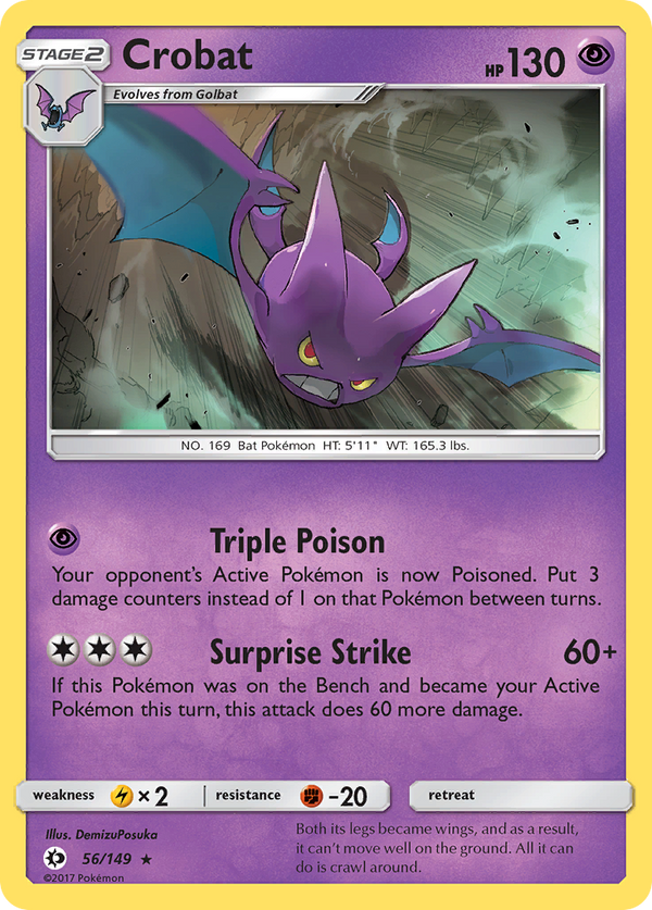 Crobat (56) [SM Base Set] - Deck Out Gaming