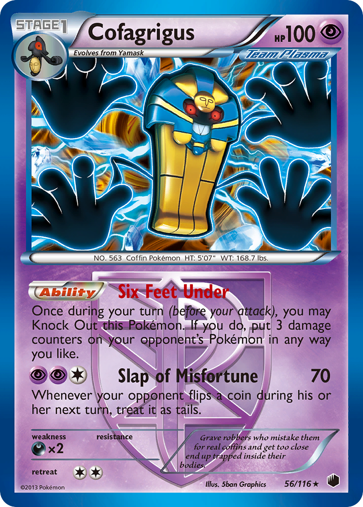 Cofagrigus (Team Plasma) (56) [Plasma Freeze] - Deck Out Gaming