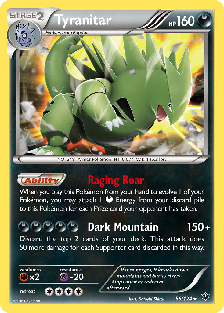 Tyranitar (56) [XY - Fates Collide] Reverse Holofoil - Deck Out Gaming