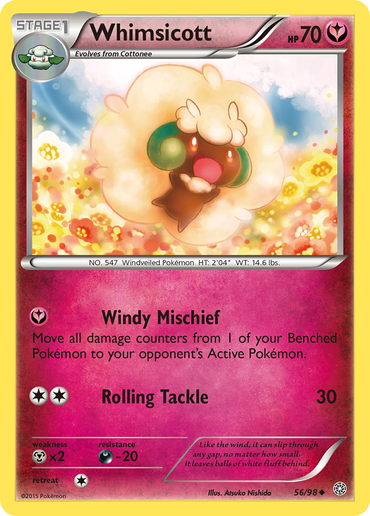 Whimsicott (56) [XY - Ancient Origins] Reverse Holofoil - Deck Out Gaming