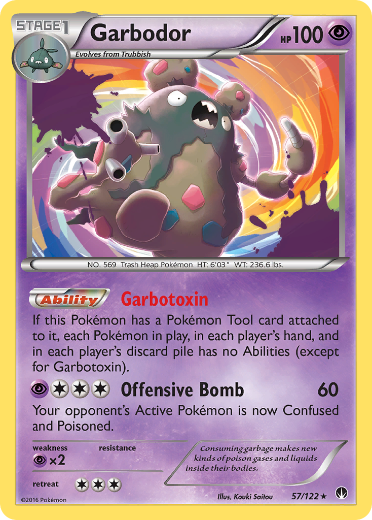 Garbodor (57) [XY - BREAKpoint] Reverse Holofoil