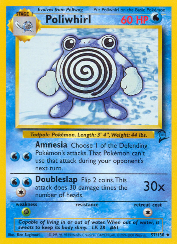 Poliwhirl (57) [Base Set 2] - Deck Out Gaming