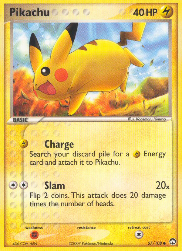 Pikachu (57) [Power Keepers] Reverse Holofoil - Deck Out Gaming