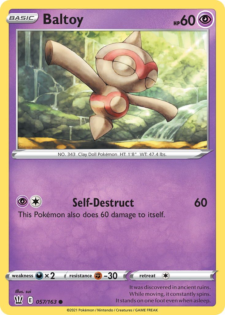 Baltoy [SWSH05: Battle Styles] Reverse Holofoil - Deck Out Gaming