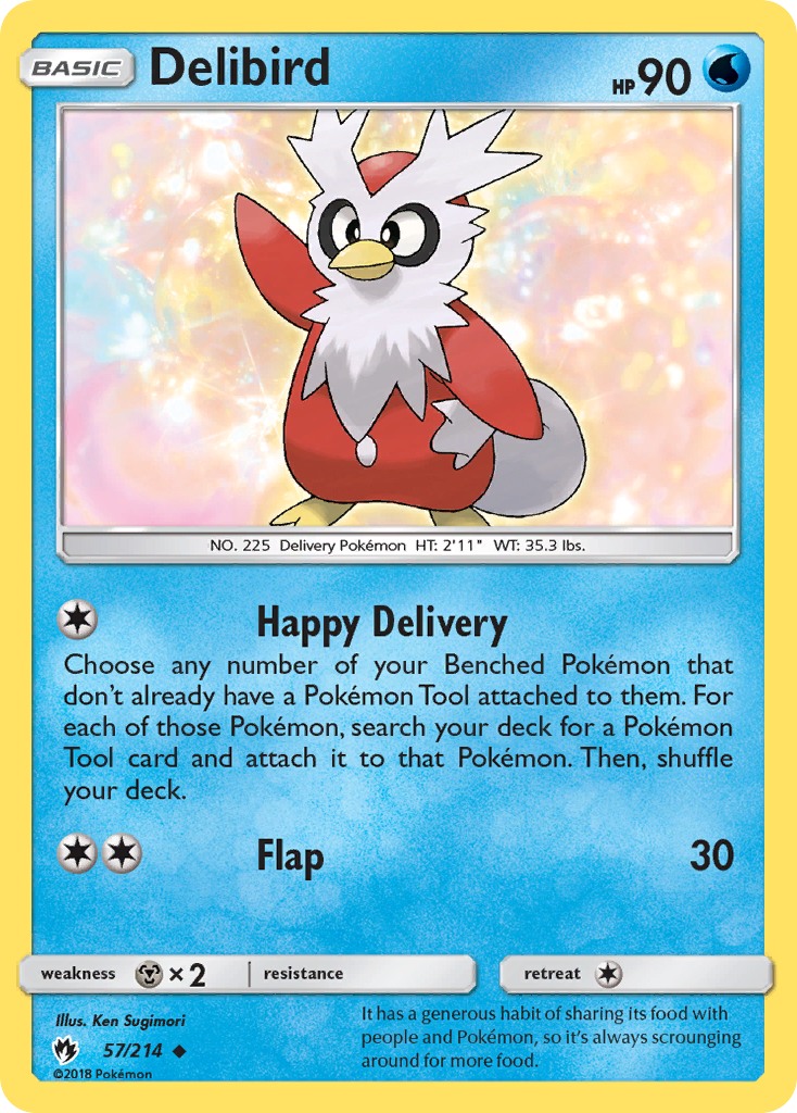 Delibird (57) [SM - Lost Thunder] Reverse Holofoil - Deck Out Gaming