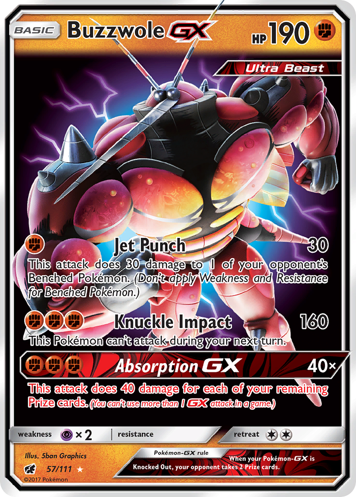 Buzzwole GX (57) [SM - Crimson Invasion] - Deck Out Gaming