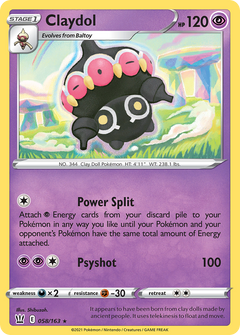 Claydol [SWSH05: Battle Styles] Reverse Holofoil - Deck Out Gaming