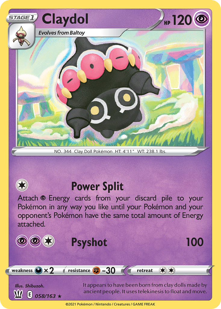 Claydol [SWSH05: Battle Styles] Reverse Holofoil - Deck Out Gaming