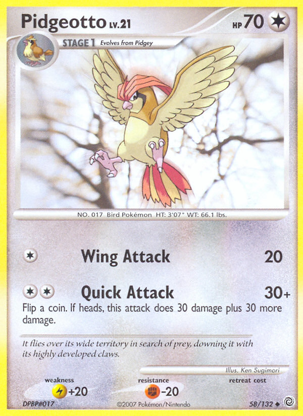 Pidgeotto (58) [Secret Wonders] - Deck Out Gaming