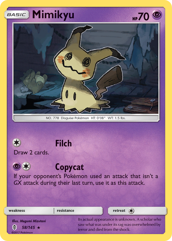 Mimikyu (58) [SM - Guardians Rising] - Deck Out Gaming