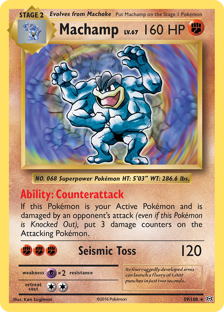 Machamp (59) [XY - Evolutions] Reverse Holofoil - Deck Out Gaming