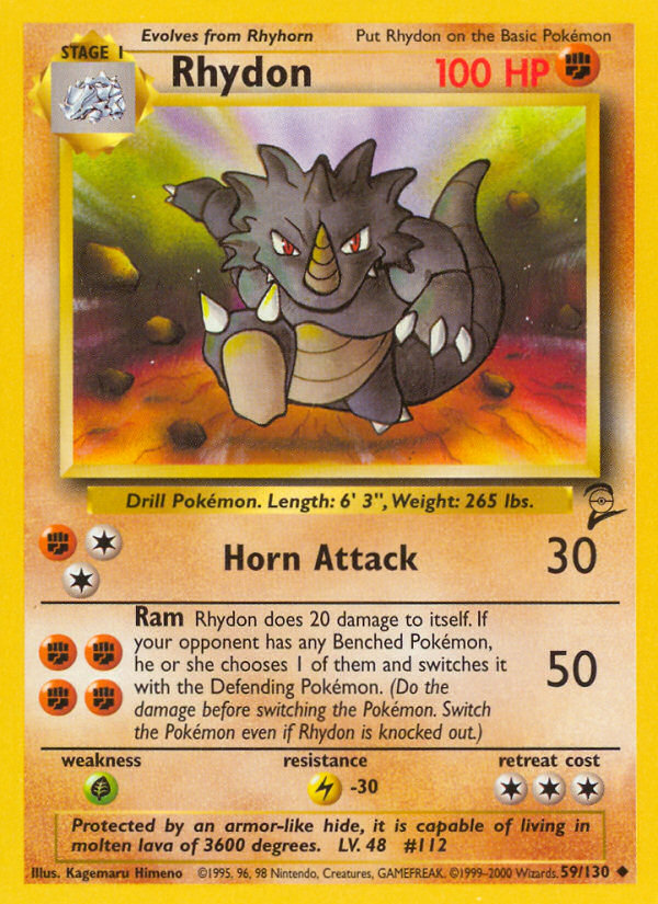 Rhydon (59) [Base Set 2] - Deck Out Gaming