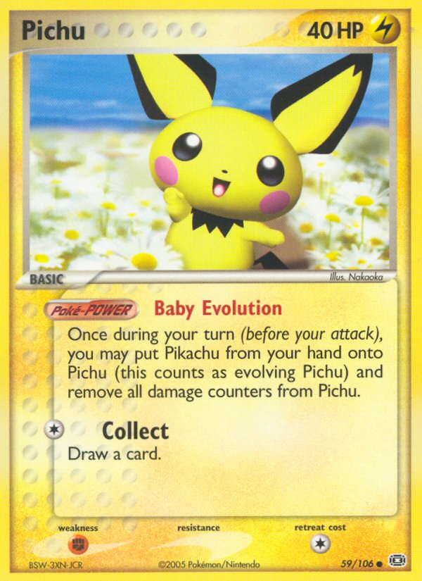 Pichu (59) [Emerald] Reverse Holofoil - Deck Out Gaming