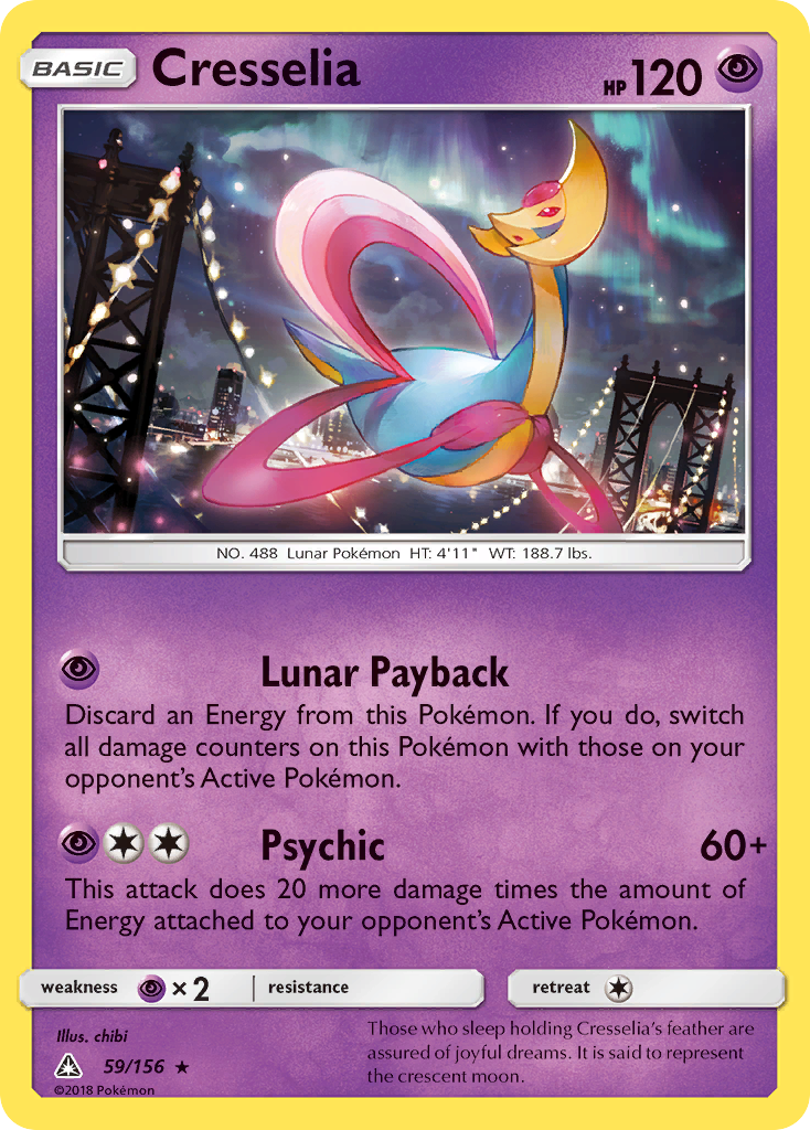 Cresselia (59) [SM - Ultra Prism] - Deck Out Gaming