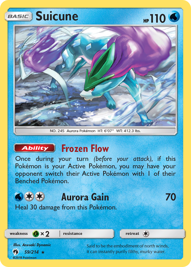 Suicune (59) [SM - Lost Thunder] Reverse Holofoil - Deck Out Gaming