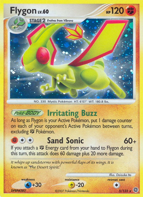 Flygon (5) [Secret Wonders] Reverse Holofoil - Deck Out Gaming