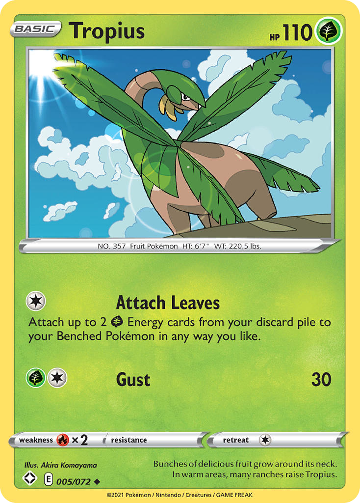 Tropius (005/072) [Sword & Shield: Shining Fates] - Deck Out Gaming