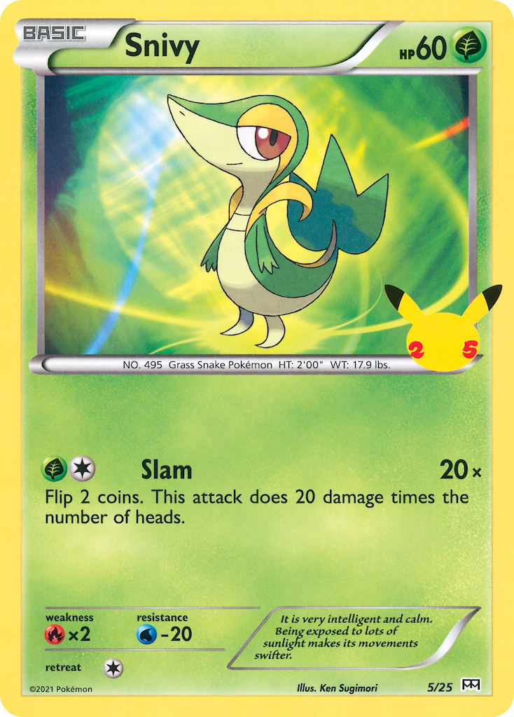 Snivy [McDonald's 25th Anniversary Promos] Holofoil - Deck Out Gaming