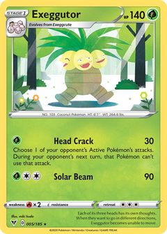 Exeggutor [SWSH04: Vivid Voltage] Reverse Holofoil - Deck Out Gaming