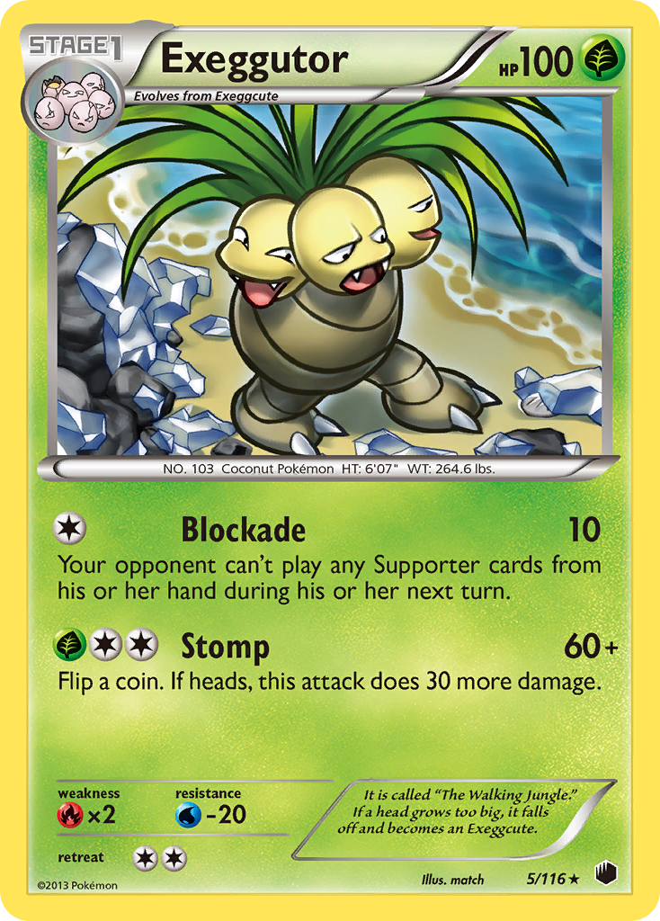 Exeggutor (5) [Plasma Freeze] Reverse Holofoil - Deck Out Gaming