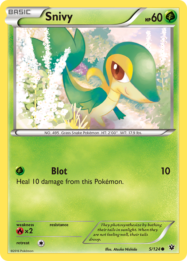 Snivy (5) [XY - Fates Collide] - Deck Out Gaming