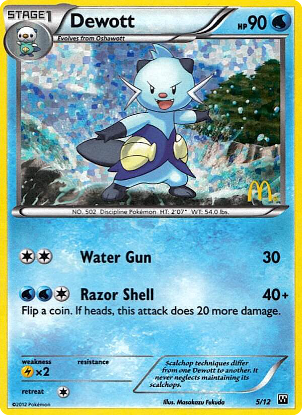 Dewott (5) [McDonald's Promos 2012] - Deck Out Gaming