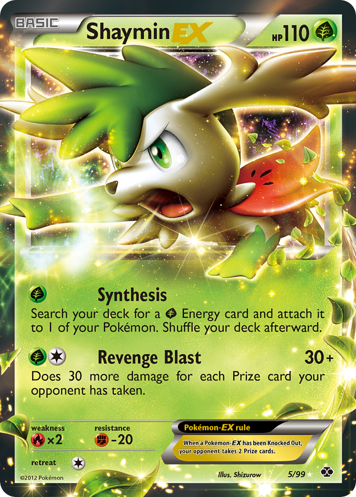 Shaymin EX (5) [Next Destinies] - Deck Out Gaming