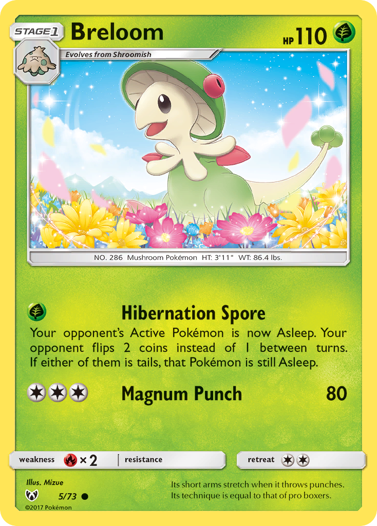 Breloom (5/73) [Sun & Moon: Shining Legends] - Deck Out Gaming