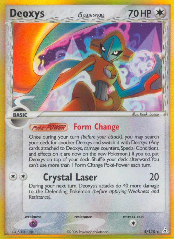 Deoxys (5/110) (Delta Species) (Stamped) [EX: Holon Phantoms] - Deck Out Gaming